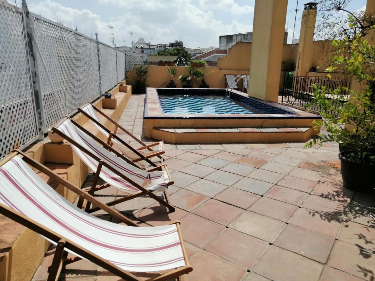 Tourist House Trajano Terraza-Piscina Leilighet Sevilla Eksteriør bilde